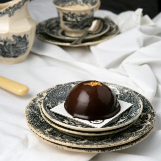 SEMIFRÍO DE CACAHUETE Y TOFFEE SALADO
