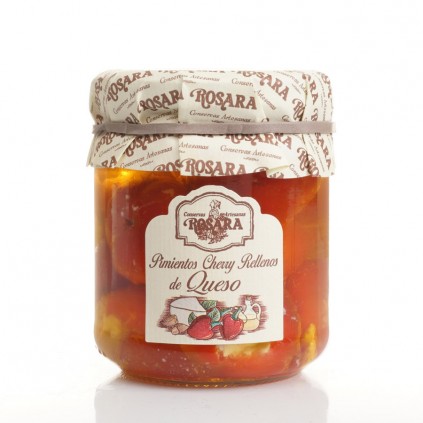 PIMIENTOS CHERRY RELLENOS DE QUESO- CONSERVAS ROSARA