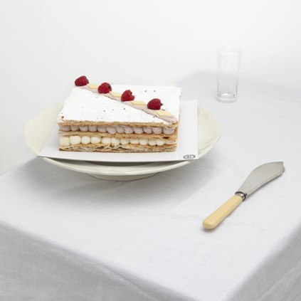 TARTA MILHOJAS DE MASCARPONE Y FRAMBUESA