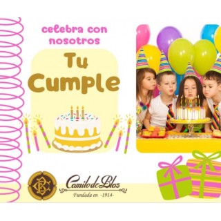 CELEBRA TU CUMPLEAÑOS CON NOSOTROS