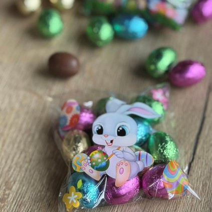 BOLSITA DE HUEVOS CON PRALINÉ