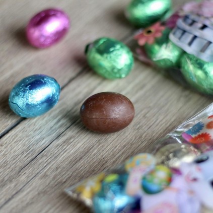 BOLSITA DE HUEVOS CON PRALINÉ